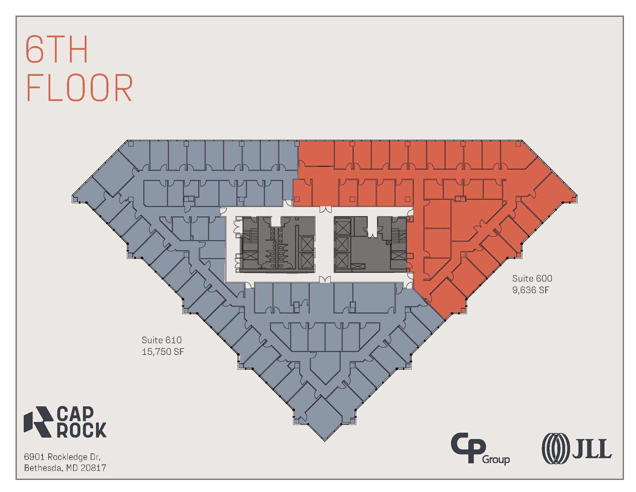 6903 Rockledge Dr, Bethesda, MD for lease Floor Plan- Image 1 of 1
