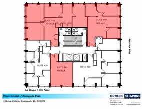 245 Av Victoria, Westmount, QC for lease Site Plan- Image 1 of 1