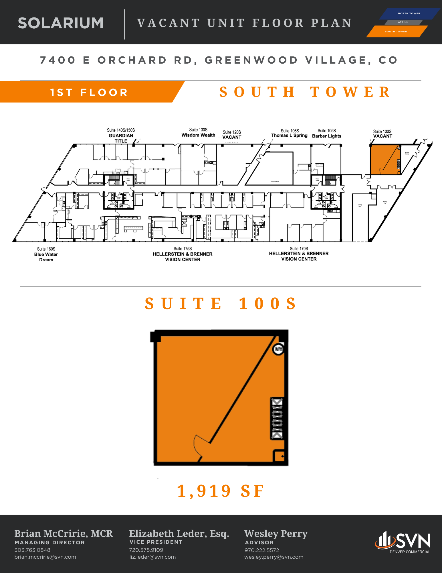 7400 E Orchard Rd, Greenwood Village, CO for lease Floor Plan- Image 1 of 1