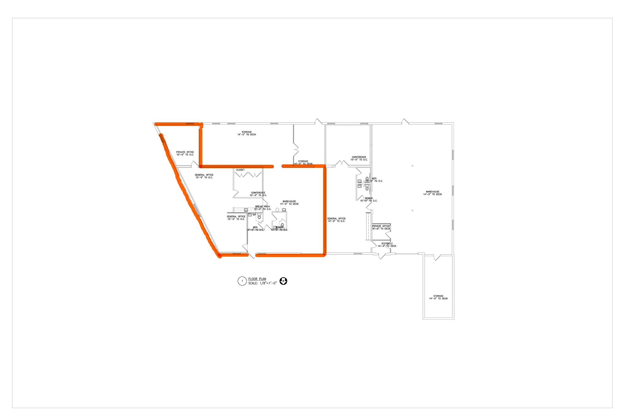 1624 Old Deerfield Rd, Highland Park, IL for lease Floor Plan- Image 1 of 1