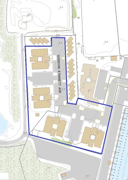 3925-3945 Gordon Stinnett Ave, Chesapeake Beach, MD for sale - Site Plan - Image 2 of 2