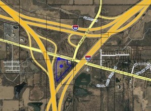 7455 Grand River Ave, Lansing, MI - AERIAL  map view