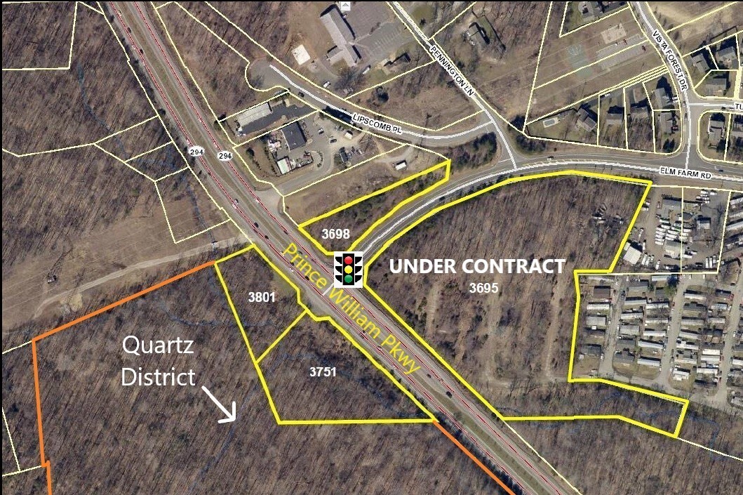 Prince William Pkwy & Elm Farm Rd portfolio of 3 properties for sale on LoopNet.com Aerial- Image 1 of 2