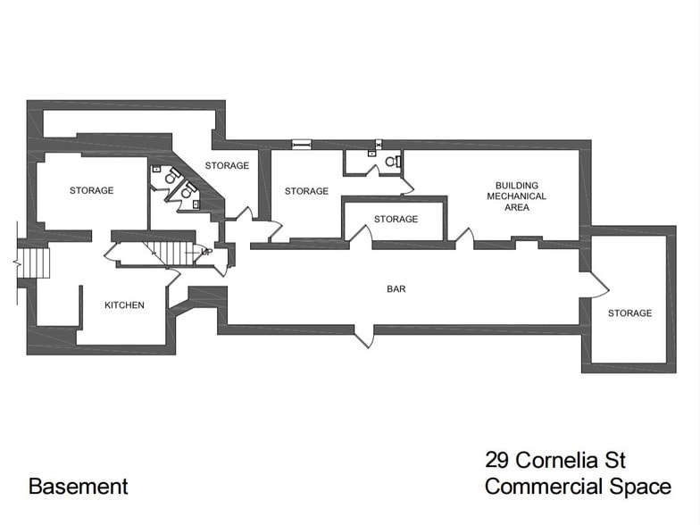 29 Cornelia St, New York, NY for sale - Floor Plan - Image 1 of 1