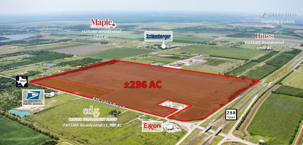 NWC SH 288 & FM 1462 Rd, Rosharon, TX for sale - Building Photo - Image 1 of 2