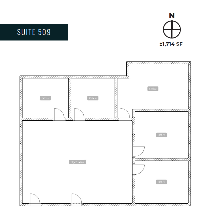 18425 Burbank Blvd, Tarzana, CA for lease Floor Plan- Image 1 of 3