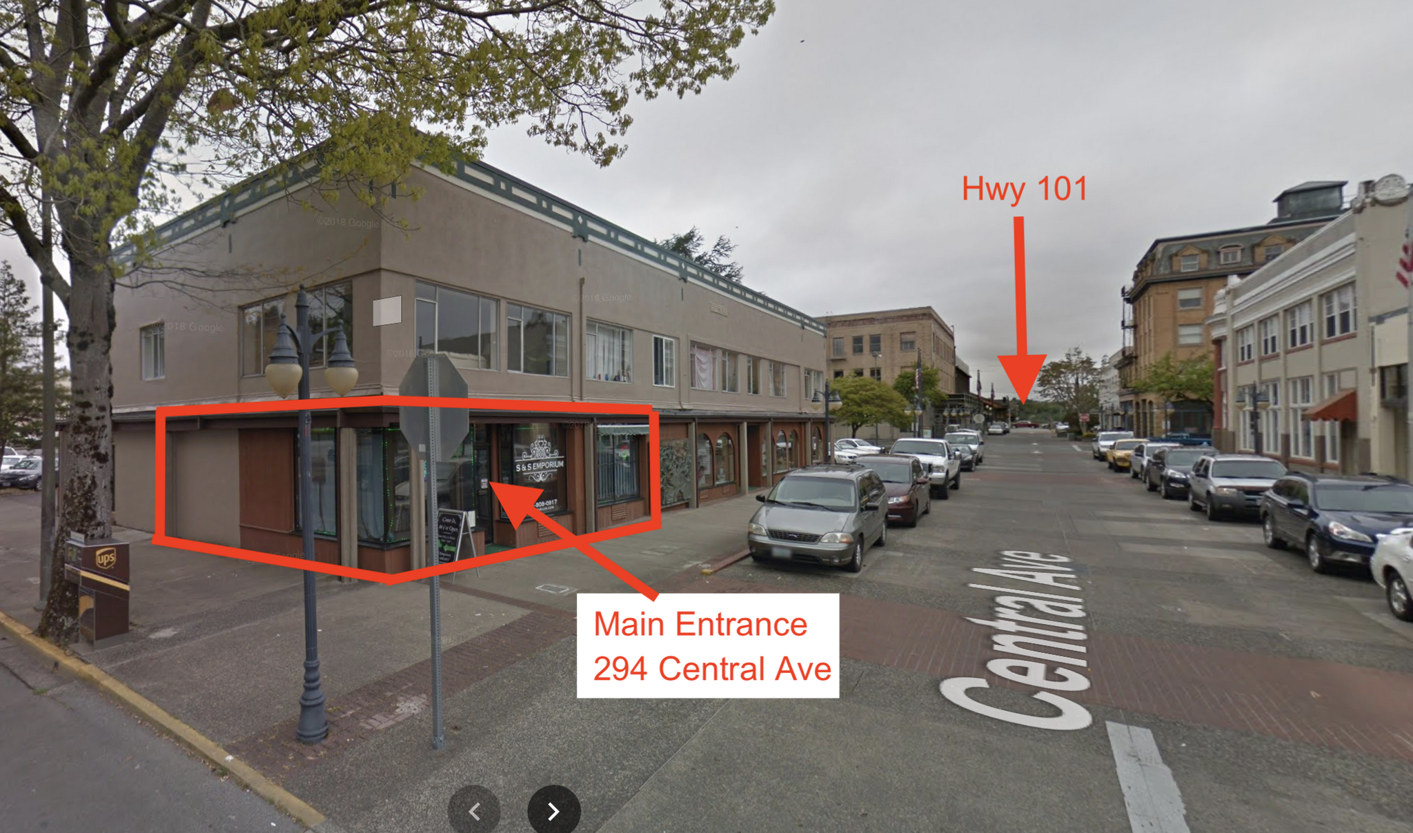 187 Central Ave, Coos Bay, OR for lease Building Photo- Image 1 of 10
