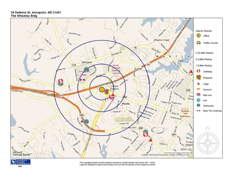 34 Defense St, Annapolis, MD for lease - Aerial - Image 3 of 3