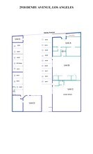 2918 Denby Ave, Los Angeles, CA for lease Site Plan- Image 1 of 1