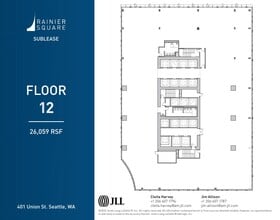 401 Union St, Seattle, WA for lease Floor Plan- Image 1 of 1