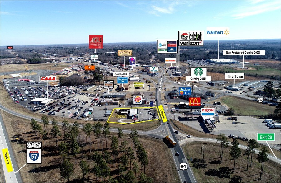 2414 W Center St, Beebe, AR for sale - Aerial - Image 1 of 5
