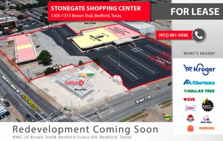 More details for 1301-1313 Brown Trl, Bedford, TX - Retail for Lease