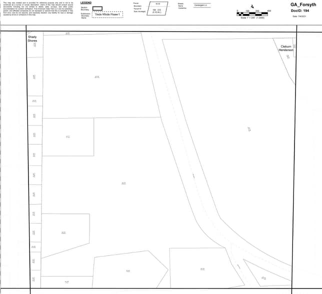 0 Pilgrim Mill Rd, Cumming, GA for sale - Plat Map - Image 2 of 3