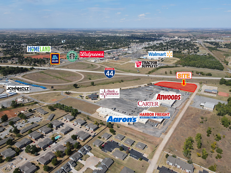 Ponderosa Dr & Valley View Dr, Chickasha, OK for sale - Building Photo - Image 1 of 3