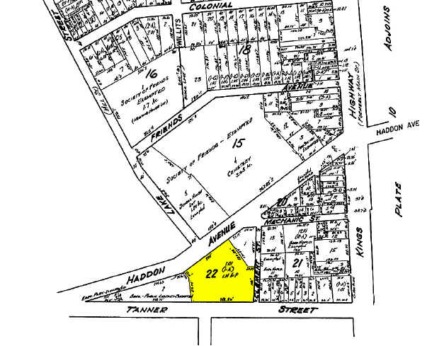 56 Haddon Ave, Haddonfield, NJ for lease - Plat Map - Image 2 of 5