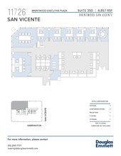 11726 San Vicente Blvd, Los Angeles, CA for lease Floor Plan- Image 1 of 1