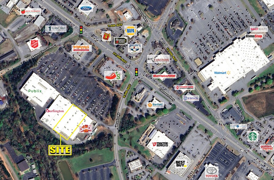 3795 Clemson Blvd, Anderson, SC for lease - Aerial - Image 2 of 4