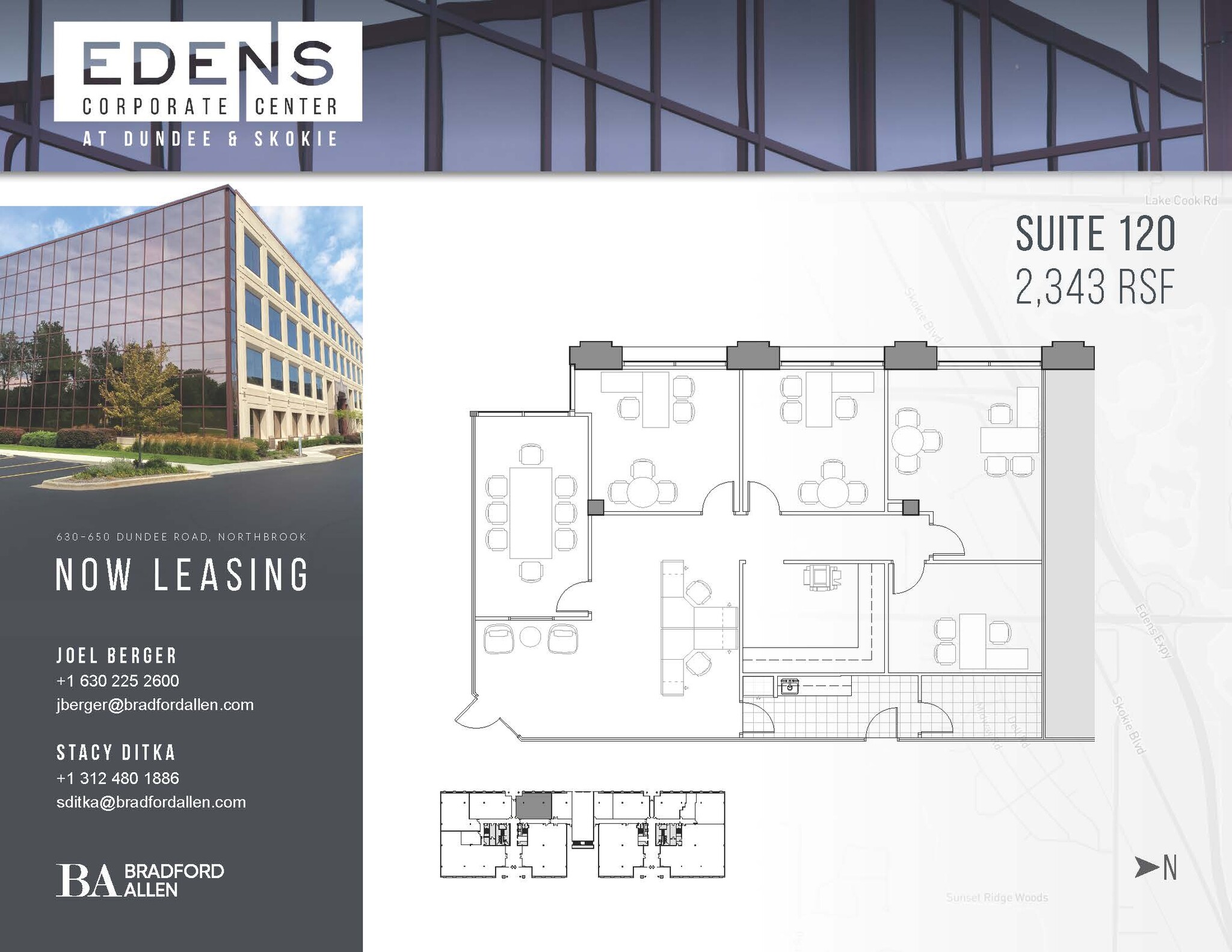 630-650 Dundee Rd, Northbrook, IL for lease Floor Plan- Image 1 of 1