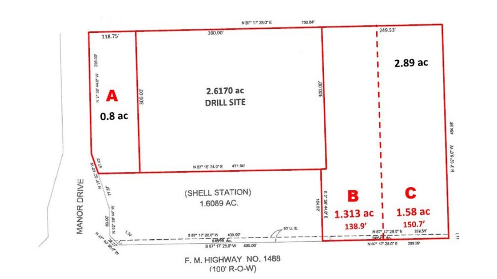 FM 1488 & Manor Dr, Magnolia, TX for sale - Building Photo - Image 2 of 2