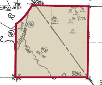 Beeks Pl, Silverado, CA for sale - Plat Map - Image 2 of 2