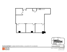 6100 Center Dr, Los Angeles, CA for lease Floor Plan- Image 1 of 1