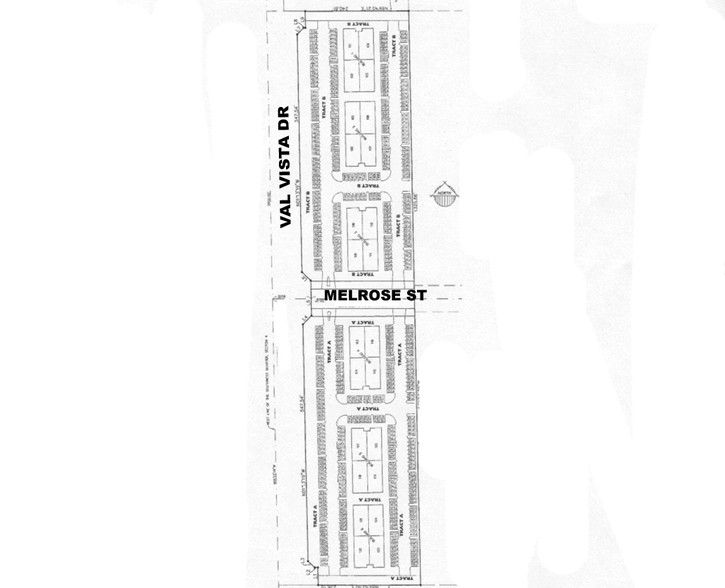 3815 S Val Vista Dr, Gilbert, AZ for lease - Plat Map - Image 2 of 2