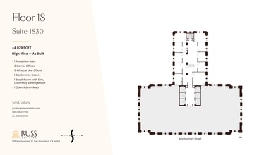 235 Montgomery St, San Francisco, CA for lease Floor Plan- Image 2 of 2