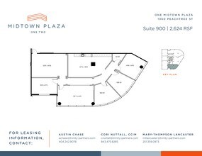 1360 Peachtree St NE, Atlanta, GA for lease Site Plan- Image 1 of 1