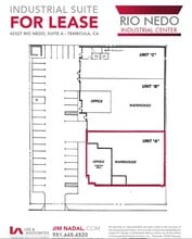 42327 Rio Nedo, Temecula, CA for lease Floor Plan- Image 1 of 1