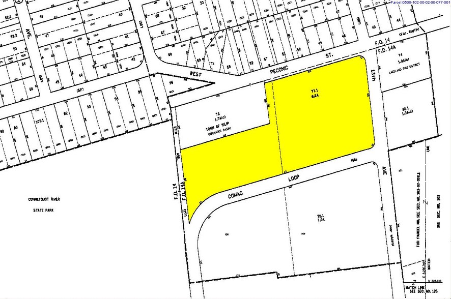 80 13th Ave, Ronkonkoma, NY for lease - Plat Map - Image 2 of 6