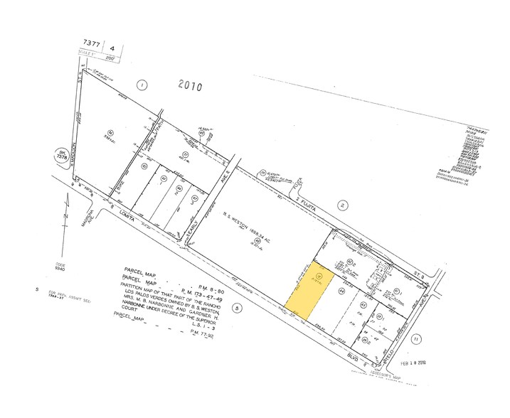 3131 Lomita Blvd, Torrance, CA for lease - Plat Map - Image 3 of 3