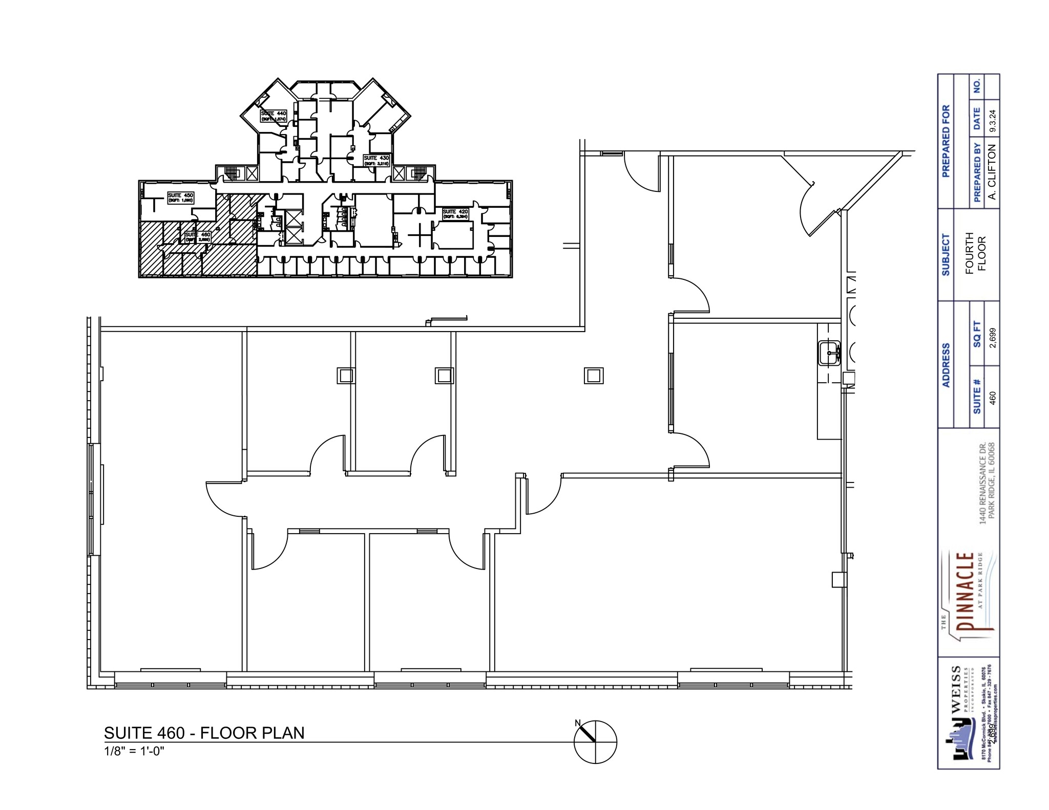 1440 Renaissance Dr, Park Ridge, IL for lease Site Plan- Image 1 of 1