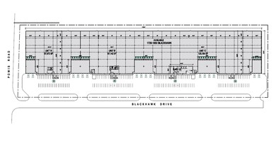 1726-1850 Blackhawk Dr, West Chicago, IL for lease Floor Plan- Image 2 of 4