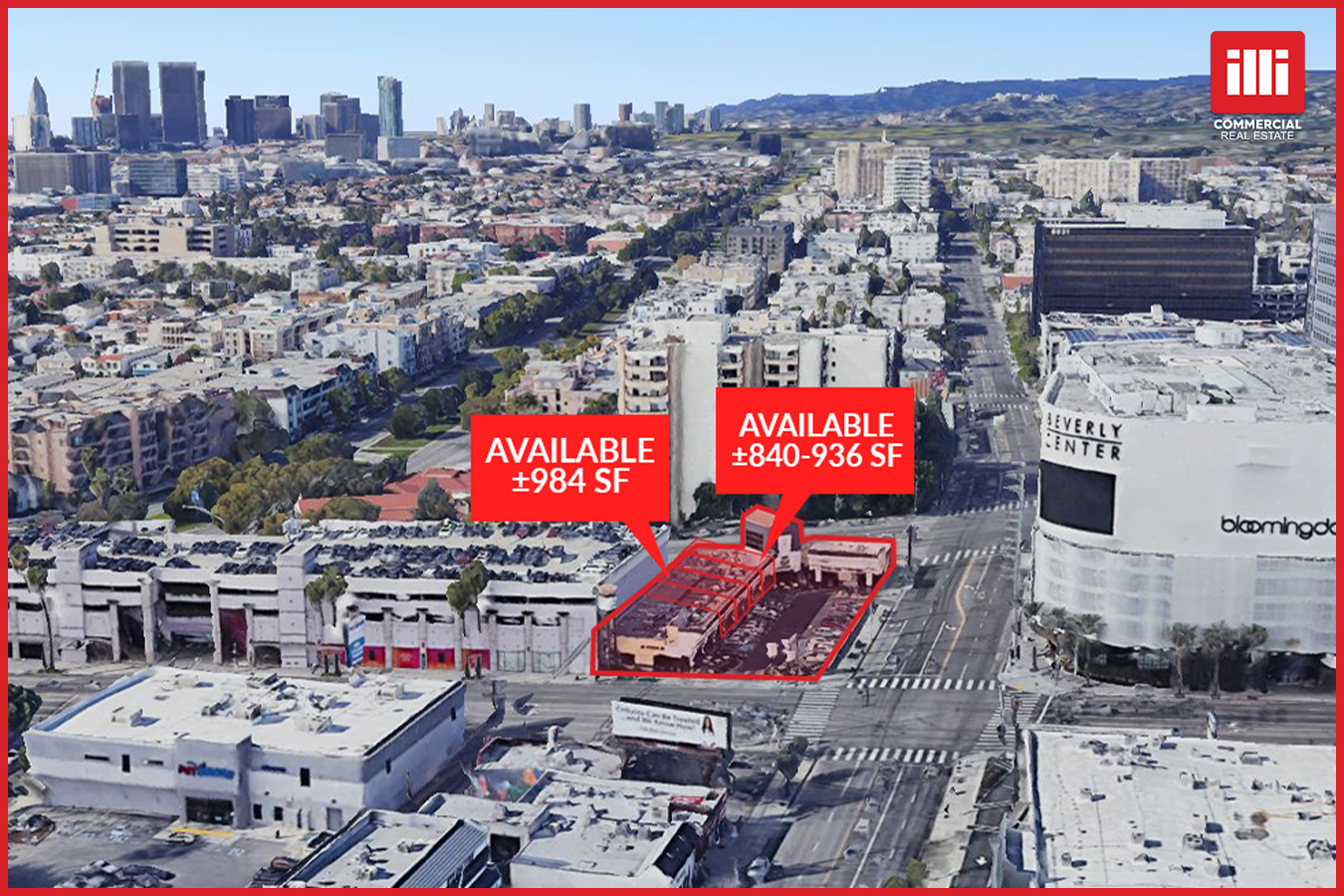 8500-8520 W 3rd St, Los Angeles, CA for lease Aerial- Image 1 of 13