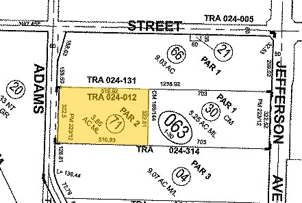 25698 Adams Ave, Murrieta, CA for lease - Plat Map - Image 2 of 18