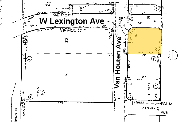 321-329 Van Houten Ave, El Cajon, CA for lease - Plat Map - Image 3 of 18