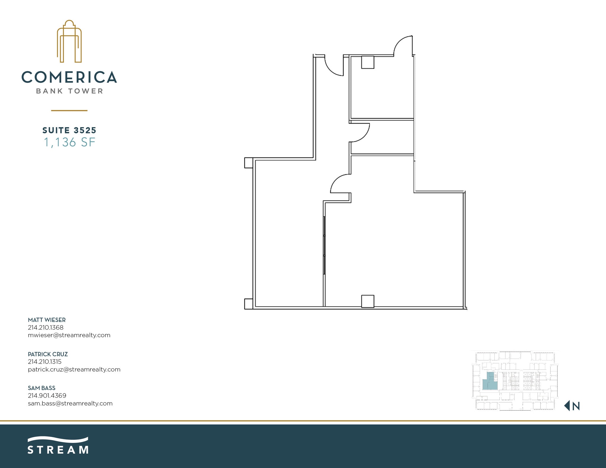 1717 Main St, Dallas, TX for lease Floor Plan- Image 1 of 1