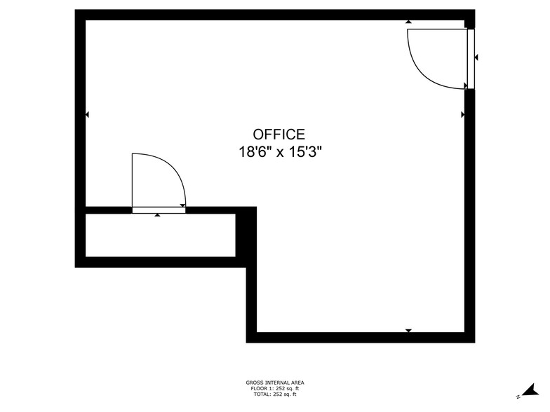 277 Grove St, Jersey City, NJ for lease - Floor Plan - Image 2 of 3