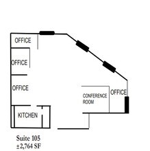 275 Saratoga Ave, Santa Clara, CA for lease Floor Plan- Image 1 of 1