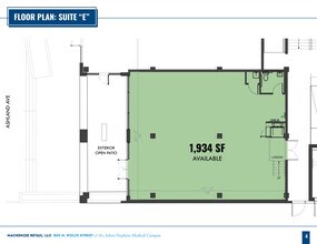 800 N Wolfe St, Baltimore, MD for lease Floor Plan- Image 2 of 2