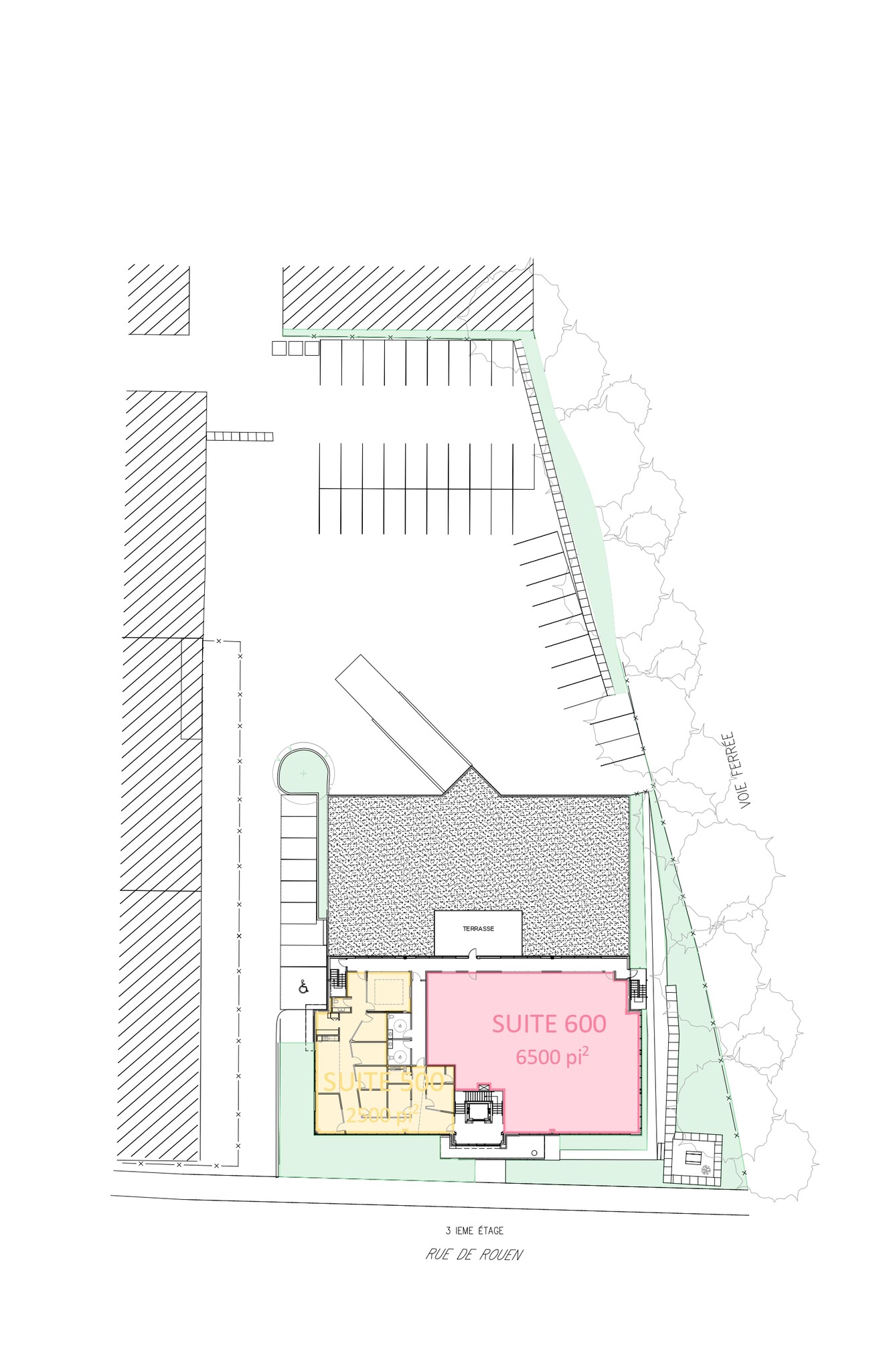 3040-3050 Rue De Rouen, Montréal, QC for lease Floor Plan- Image 1 of 7