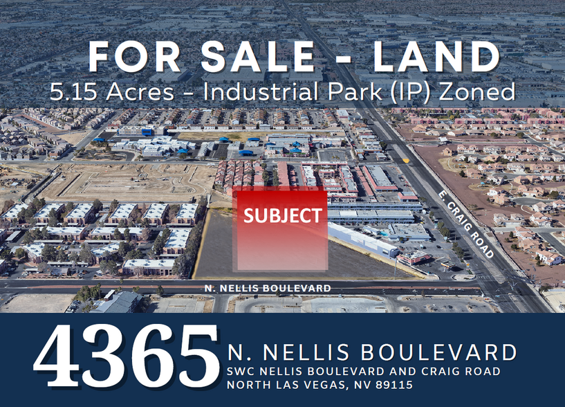 4365 N Nellis Blvd, Las Vegas, NV for sale - Building Photo - Image 1 of 9