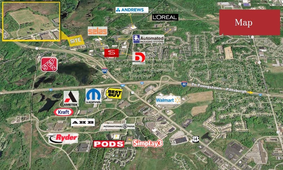 10069 Wellman Rd, Streetsboro, OH for lease - Aerial - Image 2 of 12