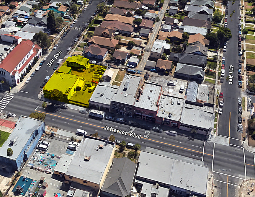 2300 W Jefferson Blvd, Los Angeles, CA for sale Aerial- Image 1 of 1