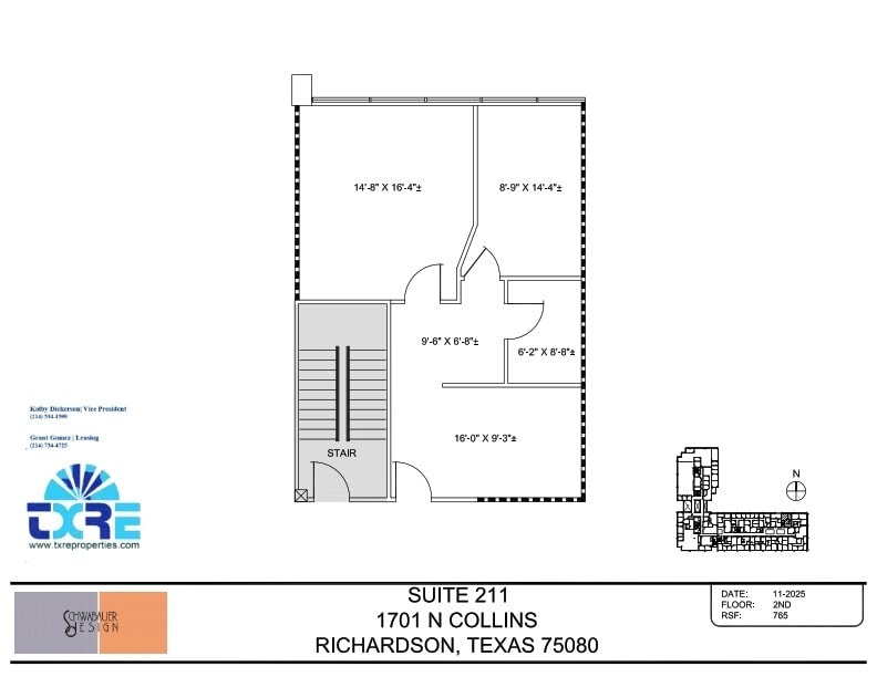 1701 N Collins Blvd, Richardson, TX for lease Floor Plan- Image 1 of 1