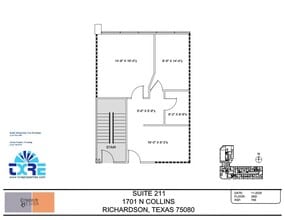 1701 N Collins Blvd, Richardson, TX for lease Floor Plan- Image 1 of 1
