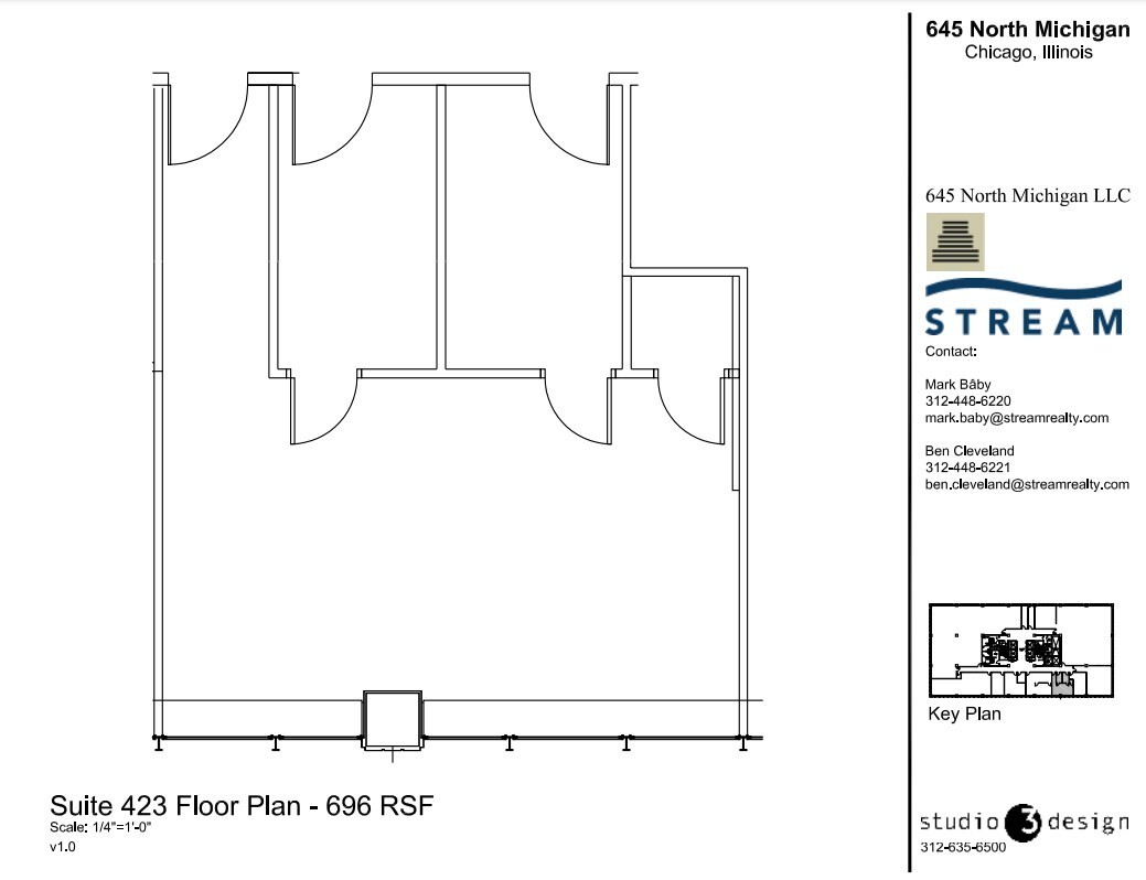 645 N Michigan Ave, Chicago, IL for lease Floor Plan- Image 1 of 1