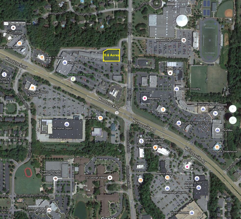 885 Woodstock Rd, Roswell, GA 30075 King Plaza Outparcel A