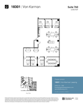 18301 Von Karman Ave, Irvine, CA for lease Floor Plan- Image 1 of 2