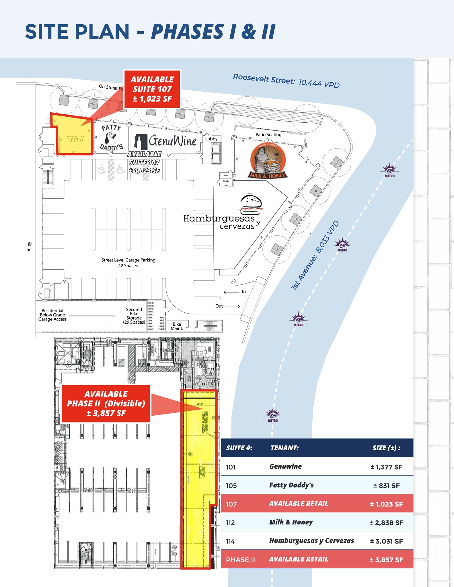 888 N 1st Ave, Phoenix, AZ for lease Site Plan- Image 1 of 1